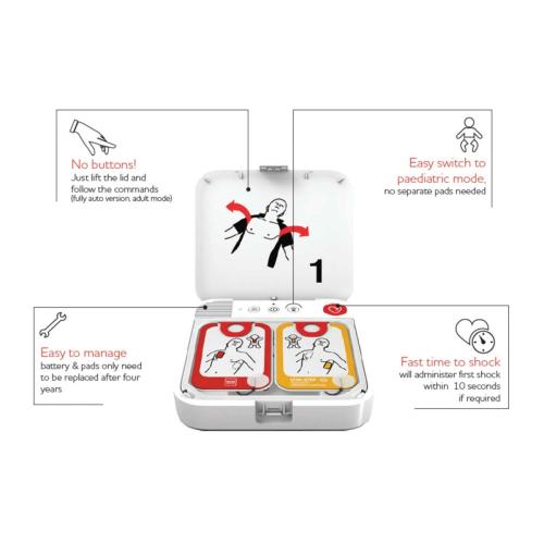 AERO-99512-001434 - 99512-001434 LIFEPAK CR2 AED, Fully-Automatic