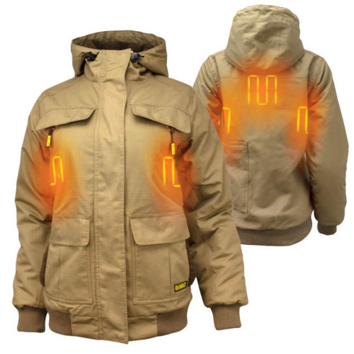 WOMEN’S RIPSTOP HEATED JACKET, 2XL