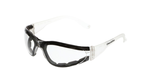Checklite® CL3 Series Clear Safety Glasses UV-AF® Anti-Fog Lens Closed Cell Foam Lined Safety Glasses