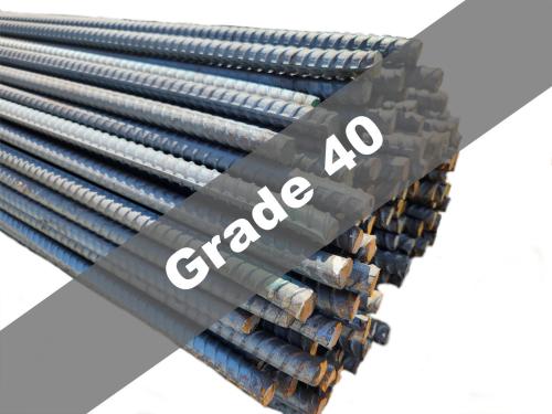 312305: #4 GRADE 40 STEEL REBAR ROD (162EA/BUNDLE 1/2" X 20')