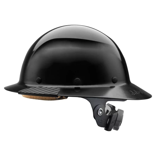 DAX Fiber-Reinforced Plastic Hard Hat (Black) - Full Brim - Type 1 Hard Hat