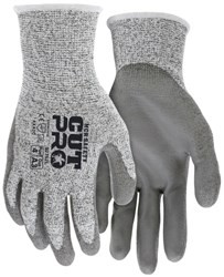 CUT PRO GLOVES - TWO TONE GRAY, MEDIUM