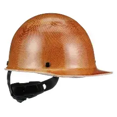MSA Tan Skullgard® Phenolic Cap Style Hard Hat With 4 Point Ratchet Suspension