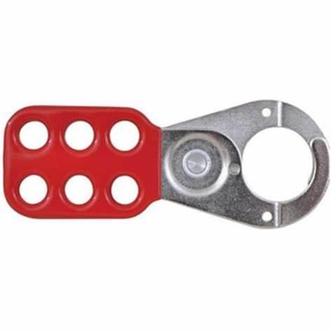 Vinyl Coated 1" Steel Lockout Hasp without Tabs
