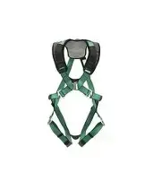 MSA V-FORM+ Harness, Standard, Back D-Ring, Quick Connect Leg Straps