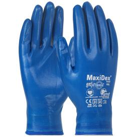 PIP MaxiDex™  Seamless Knit Nylon Glove with Nitrile Coating  and ViroSan™ Technology on Full Hand  Touchscreen Compatible - Cut 1 - SMALL