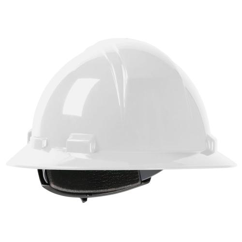 PIP-280-EH-HP641RV-01-38536  Kilimanjaro™ Vented, Full Brim Hard Hat with HDPE Shell, 4-Point Textile Suspension and Wheel Ratchet Adjustment, White (Logo ID: 38536 - CEMEX READY MIX)