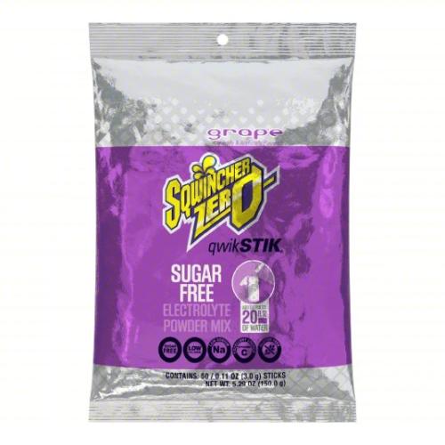 SQWINCHER-159060107-GR-PACK:  WICK STIK ZERO, HYDRATION 50 STIKS PER PACK, GRAPE (50/PACK)