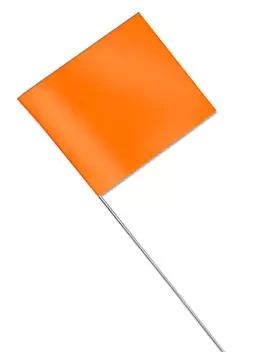 4X5X24 ORANGE STAKE FLAG 100/BX