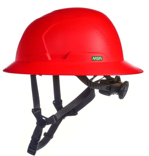 V-Gard H2® Full Brim Safety Helmet, Non-Vented, Red