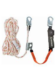 Safewaze  V-LINE 50' VERTICAL LIFELINE ASSEMBLY-SNAP HOOK,ROPE GRAB,EA LANYARD 018-7005