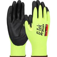 PIP-16-351HV-XXL - G-Tek® Paradox™ Hi-Vis Seamless Knit PolyKor® Blended Glove with Nitrile Coated Foam Grip on Palm & Fingers - 21 Gauge - Cut Level: A5 Test Puncture Level: 3  F1342 Abrasion Level: 4