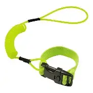 ERGODYNE-3157-LIME: 19156 Coiled Hard Hat Lanyard with Buckle - 2lbs / 0.9kg, LIME