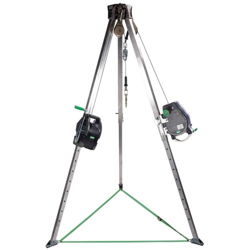 MSA Workman CSE Kit, 50' Workman Rescuer, 65' Workman Winch, Stainless Steel Cable, (2) Pulleys, (2) Carabiners