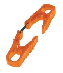 MCR Safety Orange Glove Clip Secure Clip on Both Ends Dielectric with No Metal Parts