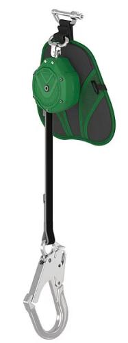 VSLEW-011-PA-A -  V-SHOCK EDGE, Leading Edge PFL, 6', single-leg, AL36CL large aluminum snaphook, steel carabiner (top), ANSI Z359.14