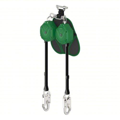 MSA-VSLEW-012-PB-A: V-SHOCK EDGE, Leading Edge PFL, 6', twin-leg, 36C snaphooks,pin connector (top), ANSI Z359.14