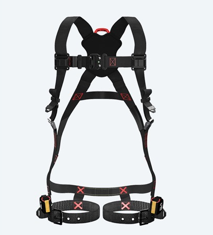 Fall Tech FT-Iron 1D Standard Non-Belted Full Body Harness Tongue Buckle Leg Adjustment