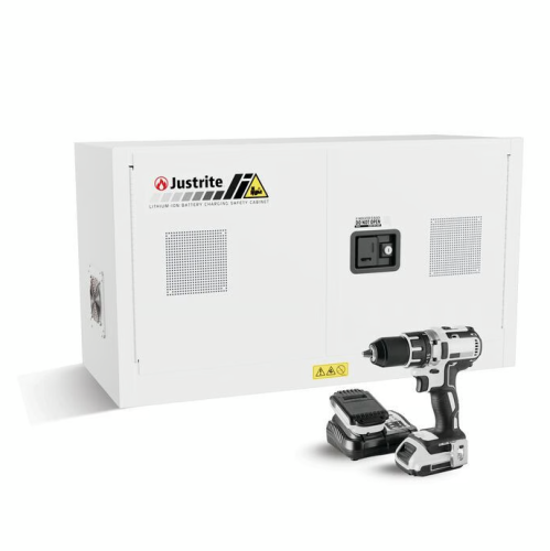 Justrite Lithium-Ion Battery Charging Safety Cabinet