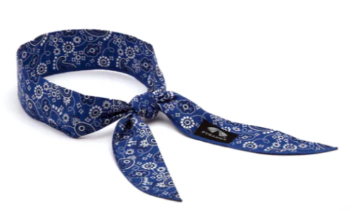Pyramex Cooling Bandana, Water Activated, Cowboy Blue