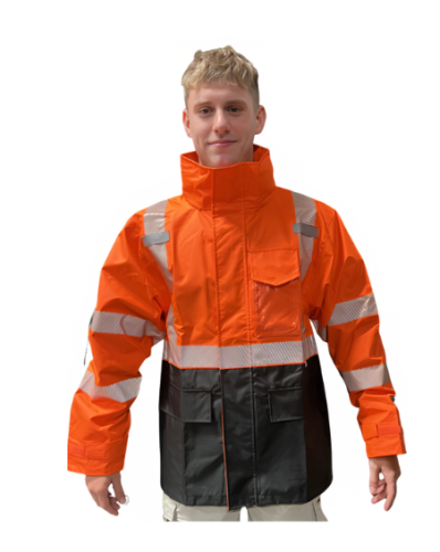 Premium Lightweight Class 3 X-Back Rain Jacket