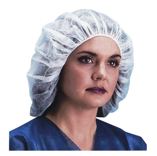 Keystone 21" White Boxed Bouffant Haircap