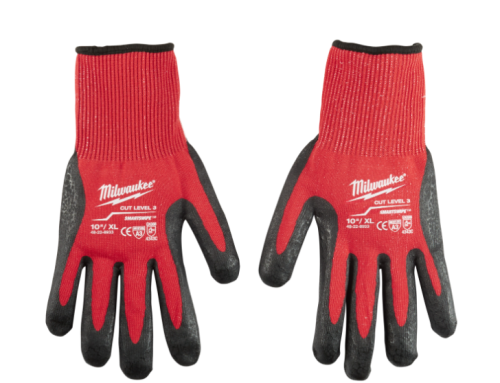 Milwaukee Cut Level A3 Nitrile Dipped Gloves
