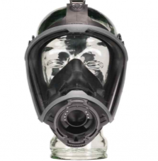 MSA G1 Full Facepiece, 4-pt Rubber Head Harness