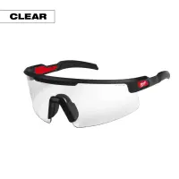 Milwaukee Wrap Around Safety Glasses, Clear Lens