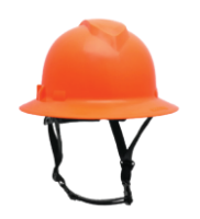 Pyramex Ridgeline Full Brim Non-Vented, Hi-Vis Orange