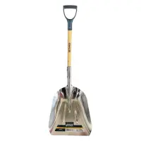 Gemplers Aluminum Scoop Shovel with Wood Handle (47" Overall Len.)