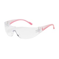 PIP Eva Ladies Safety Glasses, Clear Lens, Clear/Pink Frame