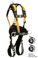 FallTech Journeyman Flex® Steel 4D Construction Climbing Harness, XL