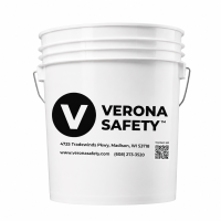 5 Gallon Bucket - White - Verona/Milwaukee Logo