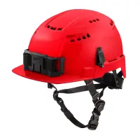 Milwaukee BOLT™ Front Brim Safety Helmet, Red, Vented