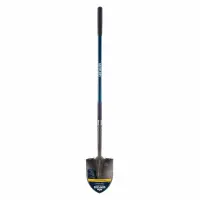 Gemplers Round Point Shovel with Fiberglass Handle (58" Overall Len.)