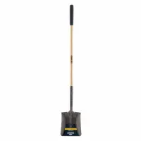 Gemplers Square Point Shovel with Wood Handle (58" Overall Len.)