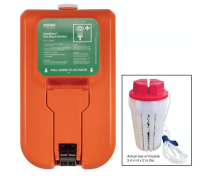 Hughes OptiWash 10 Gallon Portable Self-Contained Eye Wash Station, Includes Aquanella Water Treatment Module