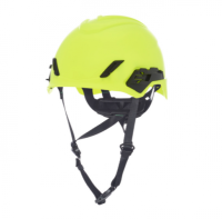 MSA V-Gard H2 Type 2 Hi-Viz Yellow Safety Helmet, Class E Non-Vented