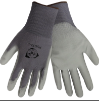 Global Glove Gray PU Palm Coat