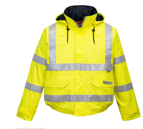 Portwest US773 Bizflame ANSI Class 3 Hi-Viz Waterproof FR Bomber Jacket