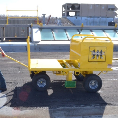 Raptor TriRex mobile fall protection system, standard cart