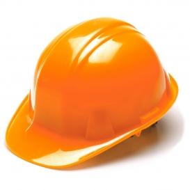 Pyramex HP14141 SL Series Cap Style Hard Hat - 4-Point Ratchet Suspension - Hi-Viz Orange