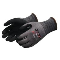 Ultra-U ANSI A6 Black Sandy Nitrile Cut Resistant Gloves 2XL