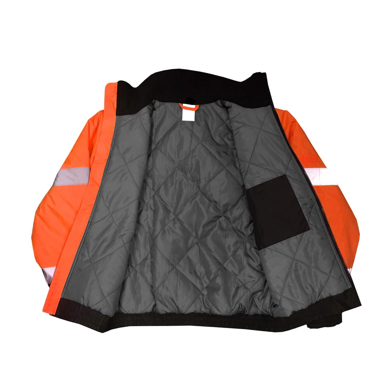 Radians SJ11QB Class 3 High Visibility Weatherproof Bomber Jacket with ...