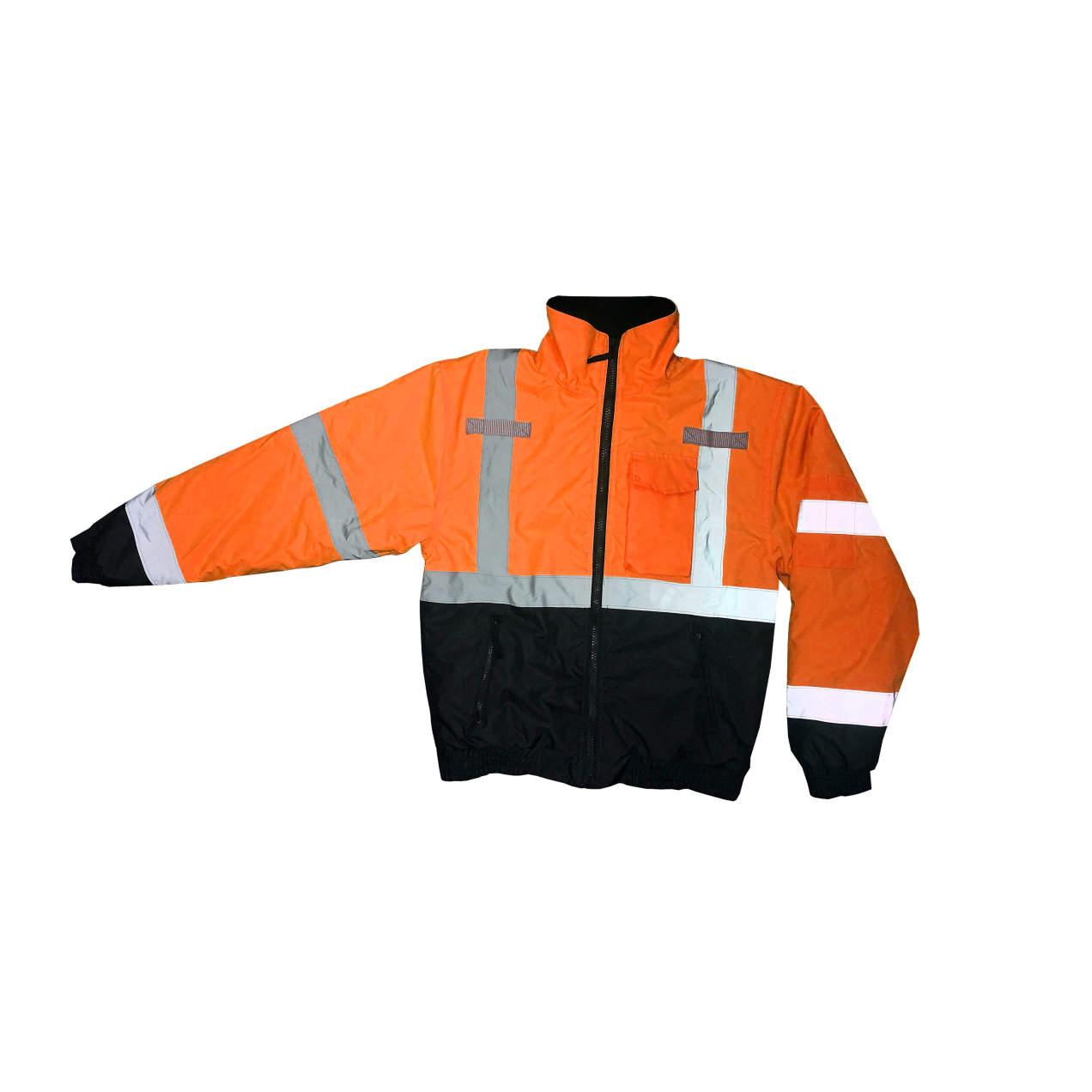 Radians SJ11QB Class 3 High Visibility Weatherproof Bomber Jacket with ...