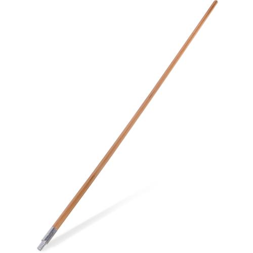 Metal Tip Threaded Wood Handle, 60"