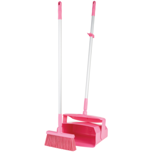 Lobby Dust Pan with Broom