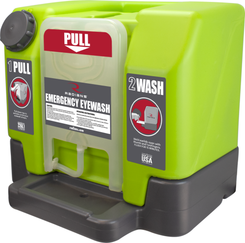 Radians Gravity Fed Eyewash Tanks and Accessories