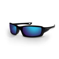 Crossfire M6A Premium Safety Eyewear-Metallic Blue Lens